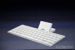 Illustration for article titled iPad Keyboard Dock, Because Even Apple Knows Touch Typing Can Hurt